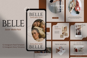 BELLE Instagram Template