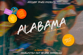 Alabama Handwritten Font