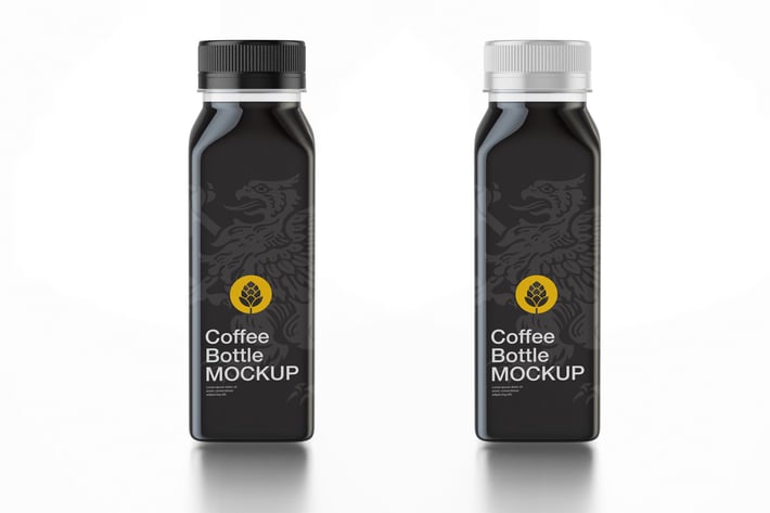 Dark Drink Bottle Mockup
