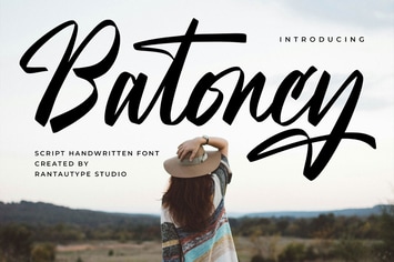 Batoncy Script Handwritten Font