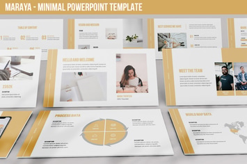 Maraya - Minimal Powerpoint Template