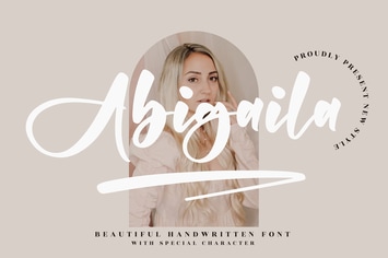 Abigaila Beautiful Handwritten Font
