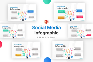 Hand Holding Social Media Icons Factor Infographic
