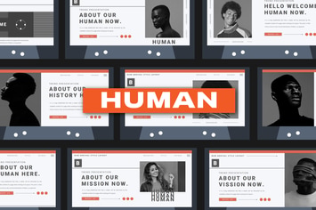 HUMAN Powerpoint Template
