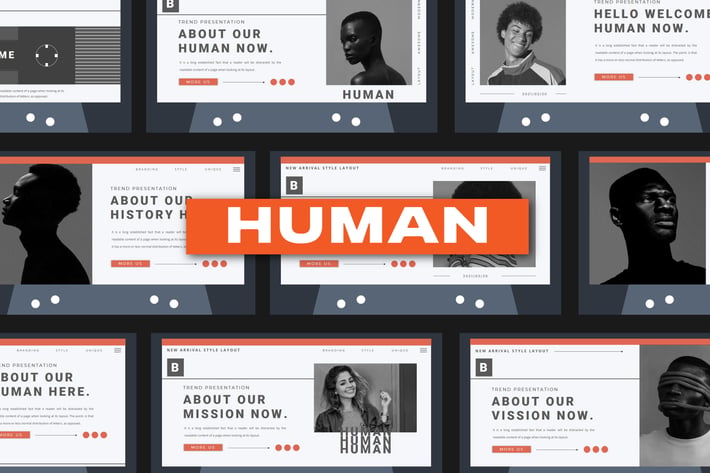 HUMAN Powerpoint Template