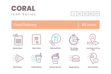 Food Delivery Icons