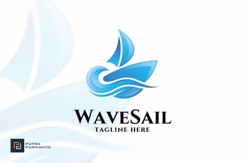 Wave Sail - Logo Template