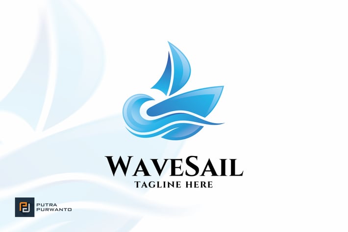 Wave Sail - Logo Template