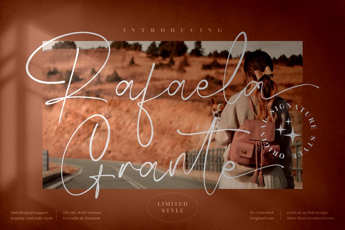 Rafaela Grante Signature Font