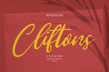 Clifttons Casual Signature Font