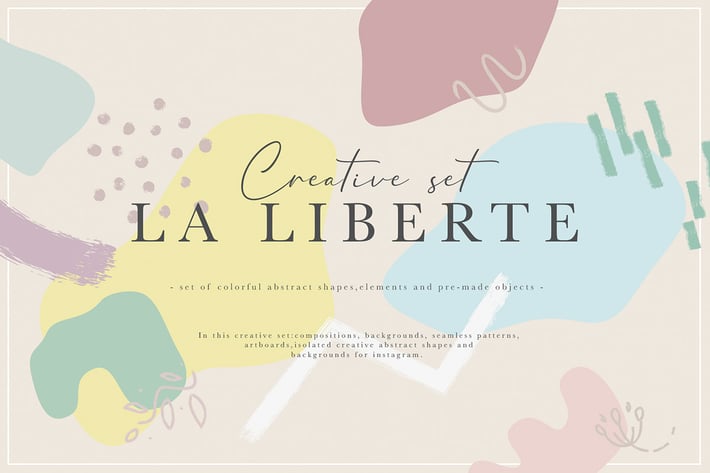 La Liberte Abstract Creative Set