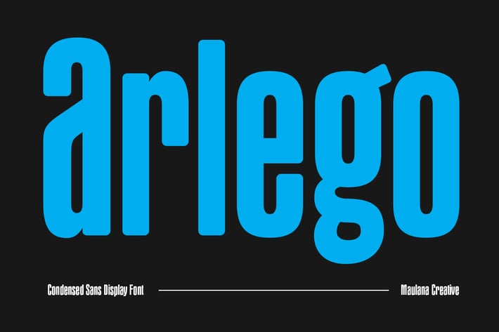 Arlego Condensed Sans Display Font