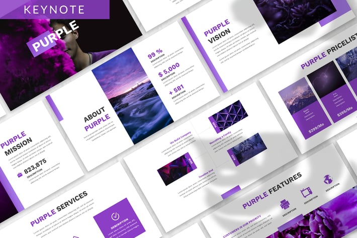 Purple - Business Keynote Template