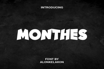 Monthes Font