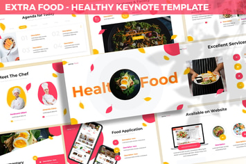 Extra Food - Healthy Keynote Template