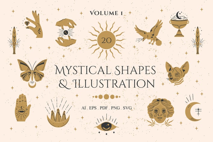Mystical Shapes & Illustration