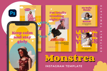 Monstrea - Retro Instagram Stories and Post