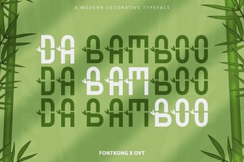 Da Bamboo - Modern Decorative Typeface