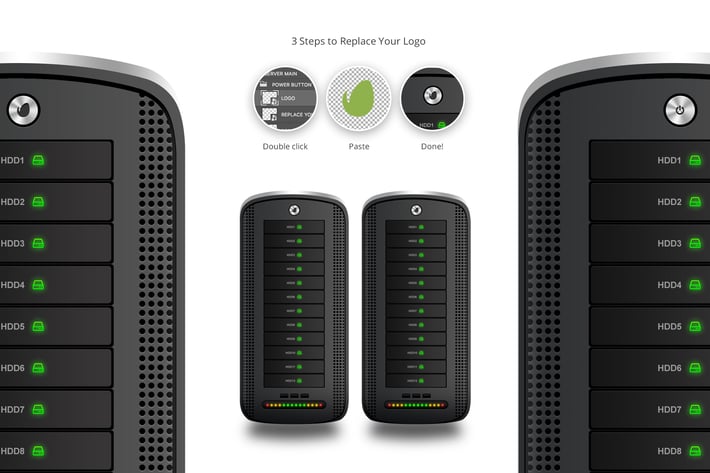 Hosting Server Pro Series Dark Single PSD