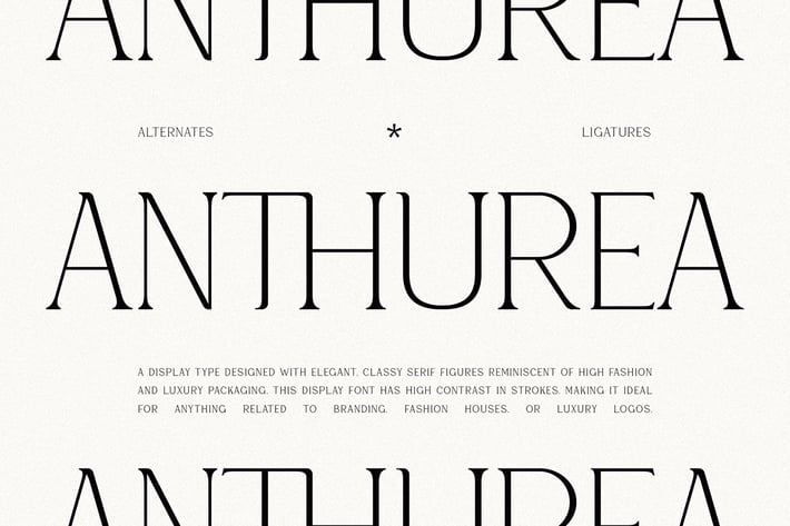 Anthurea - Classic Serif Font