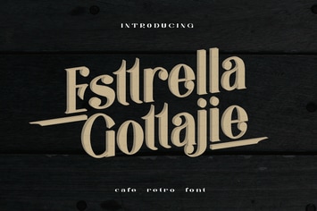 Estrella Gottajie - Retro Font