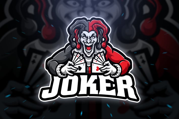 Joker Sport and Esport Logo Template