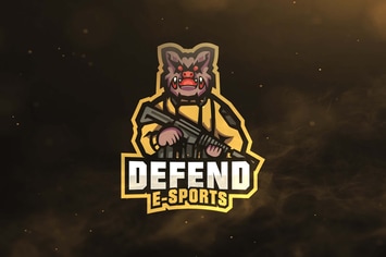 Defend Sport and Esports Logos