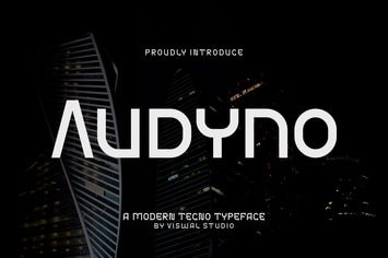 Audyno - Modern Tech Typeface