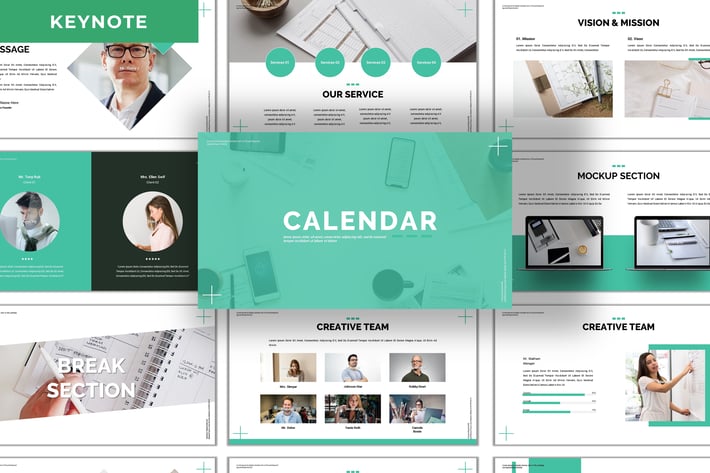 Calendar - Business Keynote Template