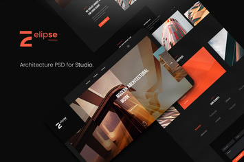 Elipse Architecture PSD Template