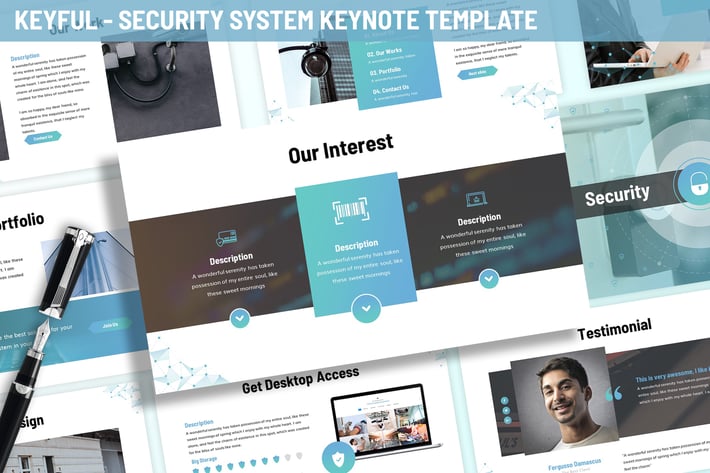 Keyful - Security System Keynote Template