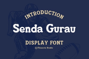 Senda Gurau | Display Font