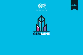 Gem Mine Logo Template