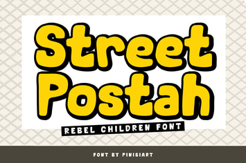 Street Postah – Rebel Kids Font