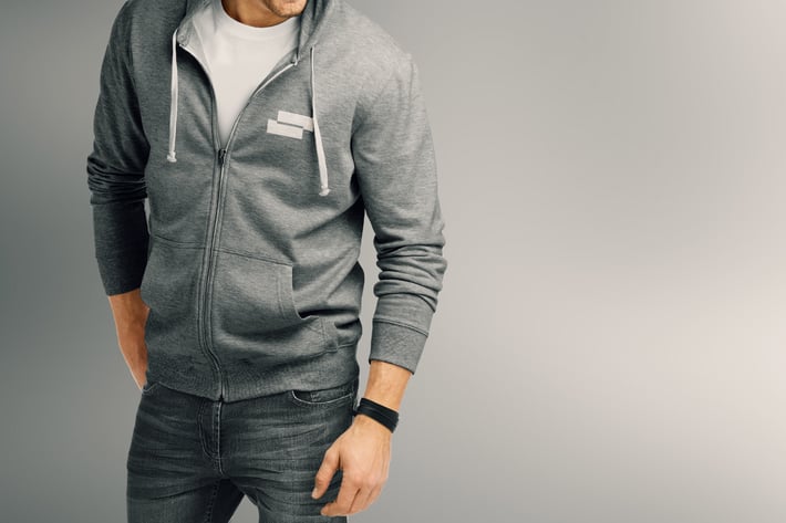 Man Hoodie Mock-up