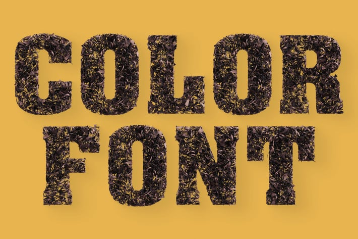 Chocolate Parings - Color SVG Font