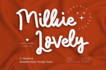 Milkie Lovely - Modern Script fonts