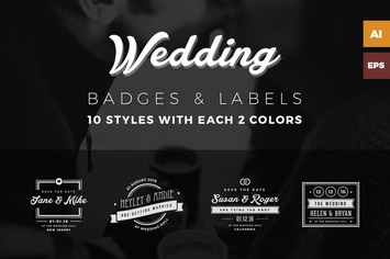 Wedding Badges / Labels