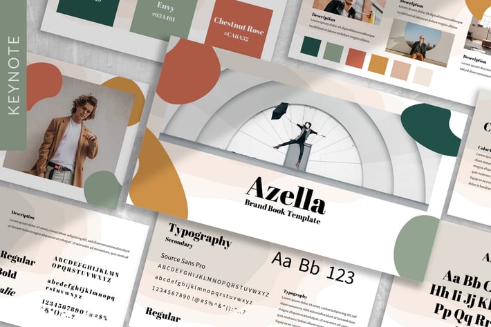 Azella - Brandbook Keynote Template