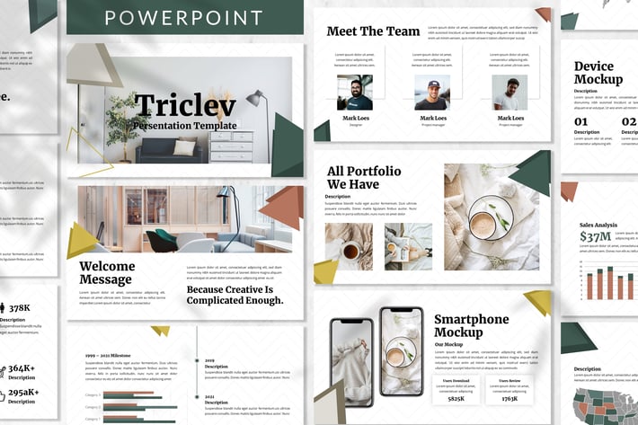 Triclev - Business Powerpoint Template