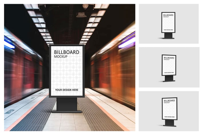 Indoor Billboard Mockup