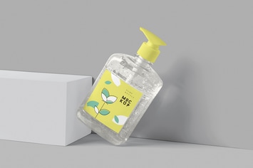 Dispenser Pump Bottle Mockups