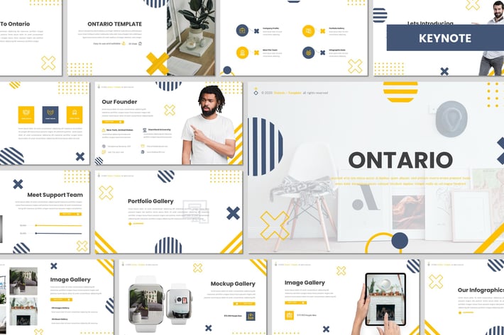 Ontario - Creative Keynote Template