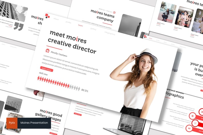 Moires - Powerpoint Template