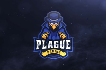 Plague Gaming Sport and Esports Logo