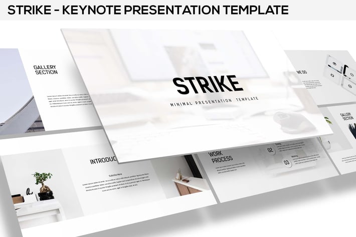 Strike - Minimal Keynote Template