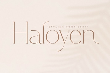 Haloyen Stylish Serif Font