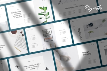Khaki - Simple and Clean Keynote Template