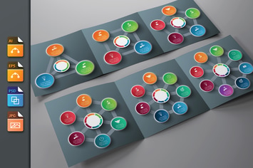 Infographics template set v.13