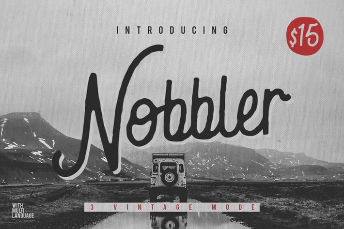 Nobbler Typeface